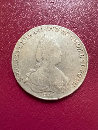 Russland rubel 1785 katharina - russland,